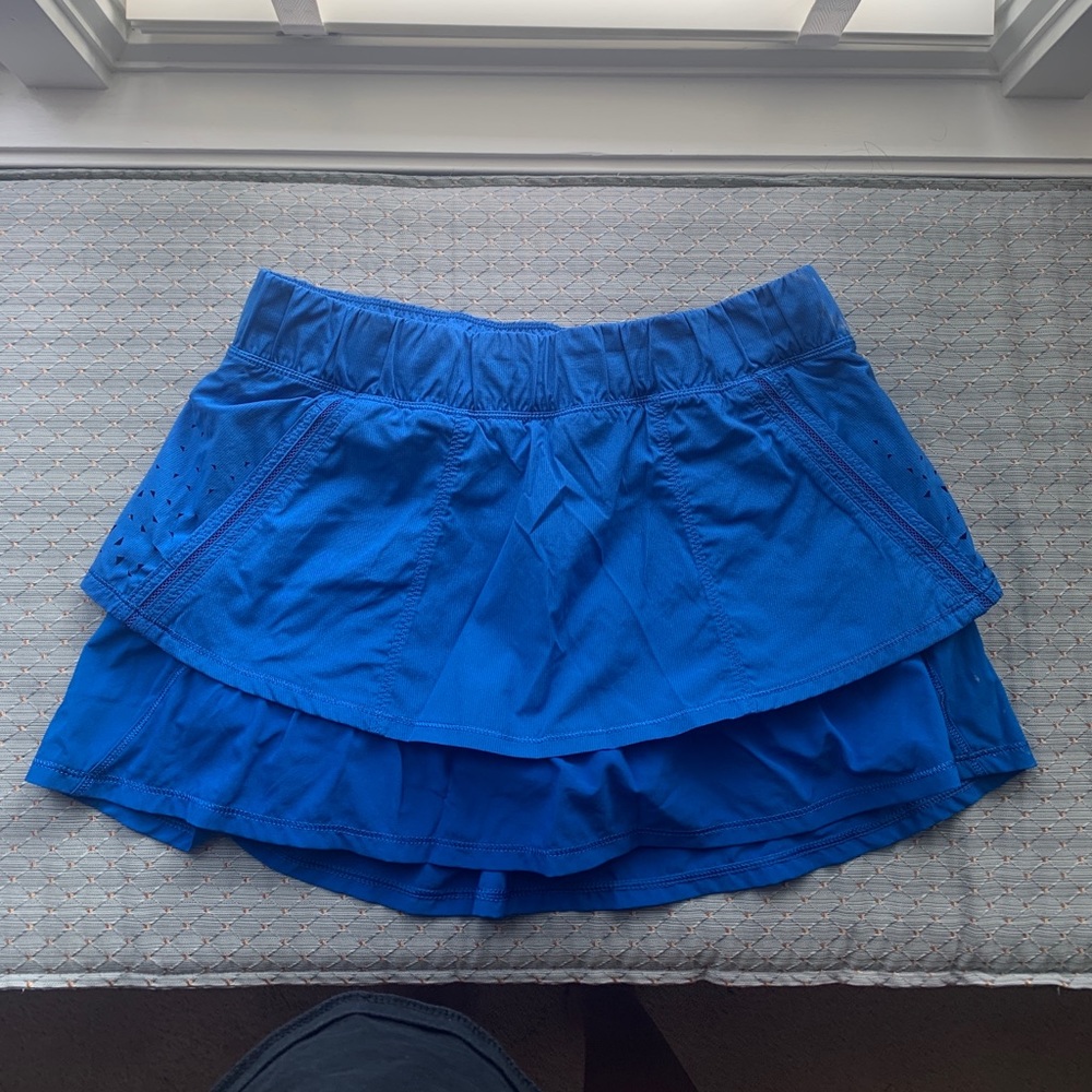 Lululemon In A Flash Skirt Baroque Blue Size 6